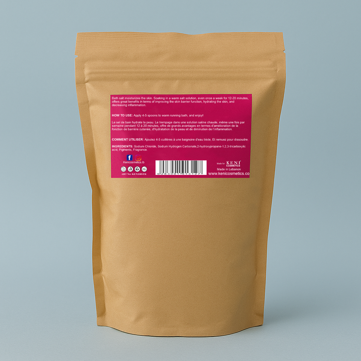 Bath Salt Powdery Rose