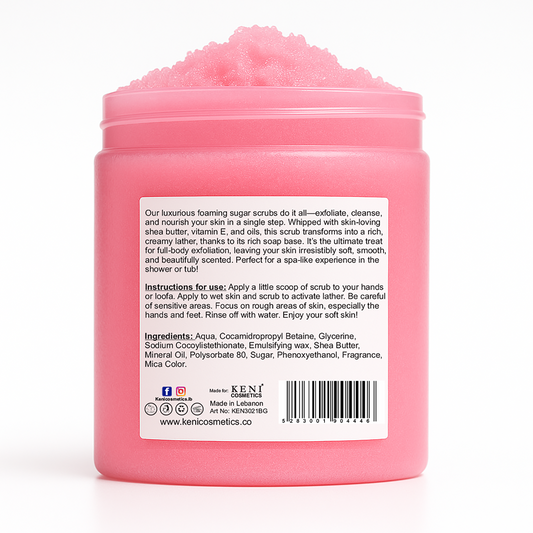 Bubblegum Foaming Sugar Scrub