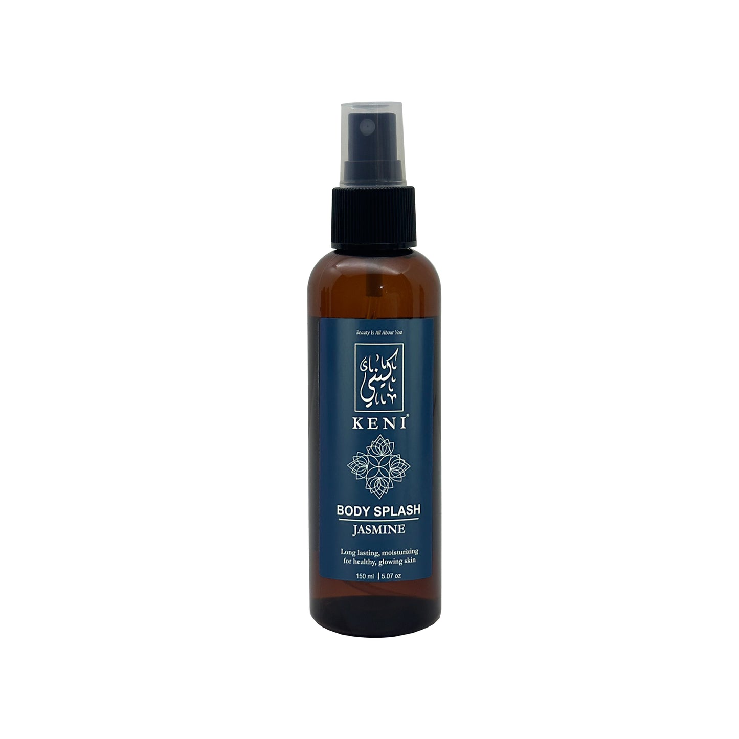 Keni Cosmetics Jasmine Body Splash – floral jasmine body mist providing a light, romantic scent ideal for everyday freshness in Lebanon