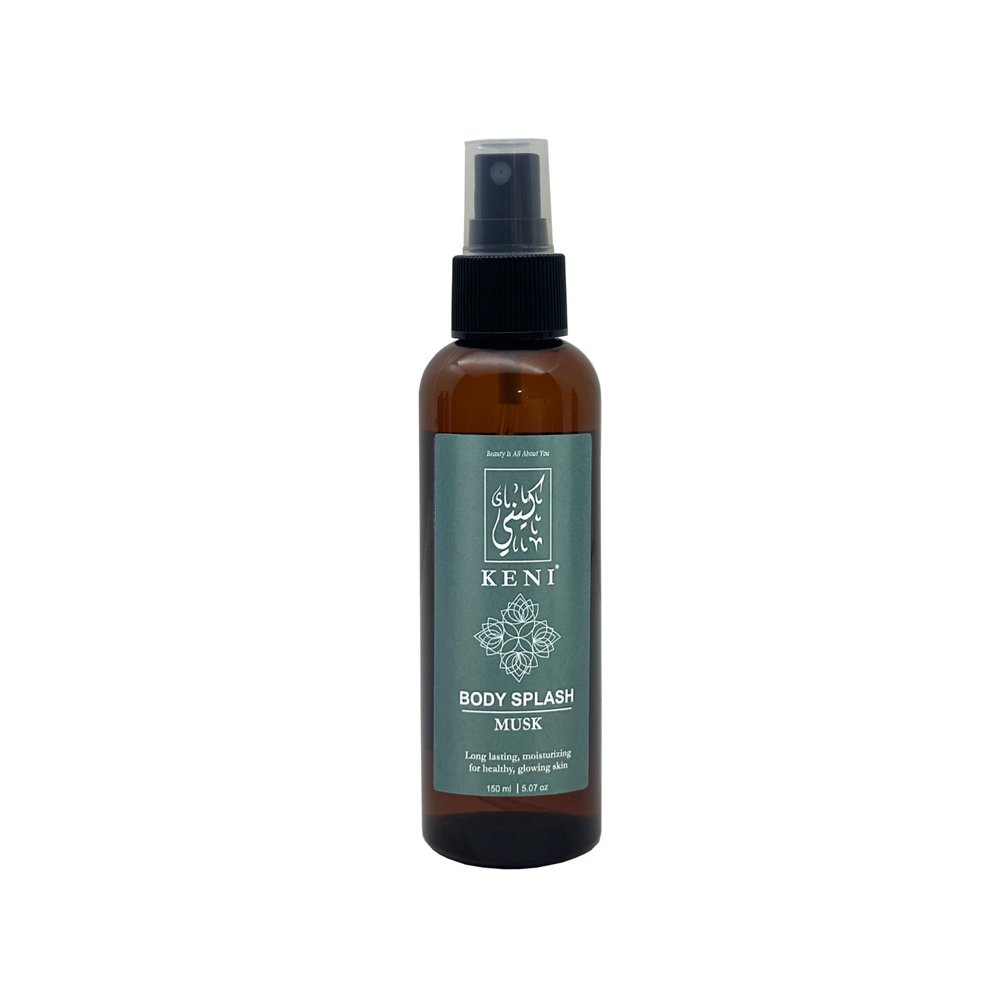 Keni Cosmetics Musk Body Splash – classic musk-scented body spray offering a clean, elegant aroma for daily use in Lebanon