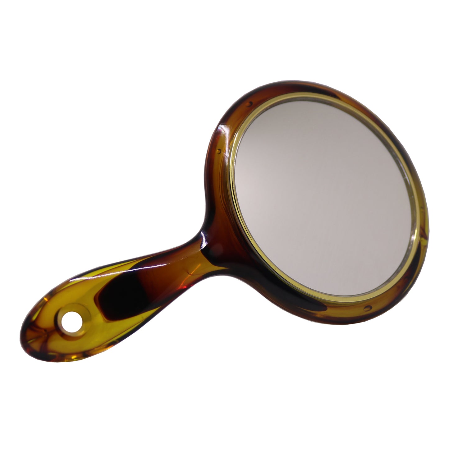 Keni Cosmetics Brown Mirror with 1X/2X Magnification – compact dual-sided mirror for precise makeup and skincare in Lebanon