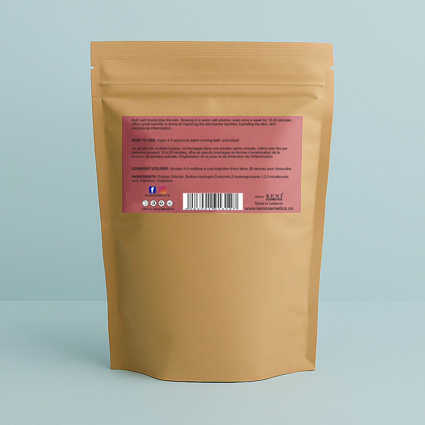 Bath Salt Coconut-Vanilla