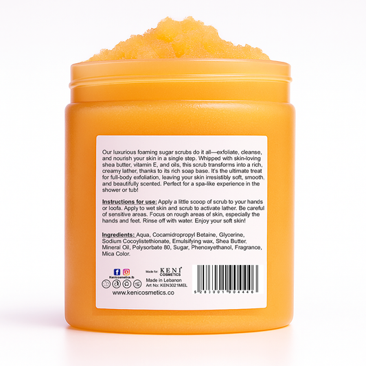 Melon Foaming Sugar Scrub