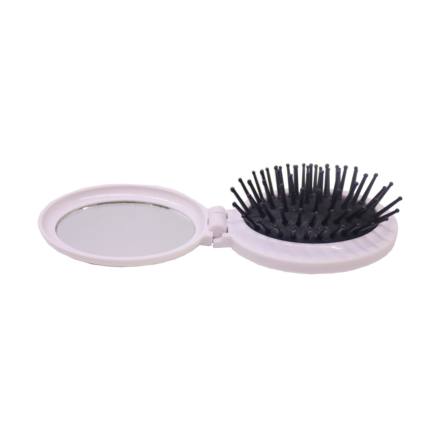 Keni Cosmetics Mini Folding Pocket Mirror Hairbrush – compact and portable hairbrush with built-in mirror for on-the-go touch-ups in Lebanon