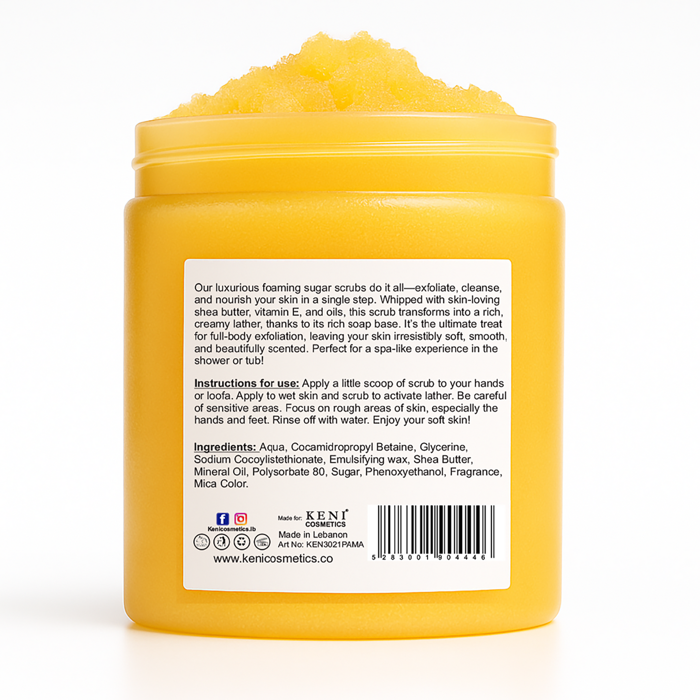 Passion Mango Foaming Sugar Scrub
