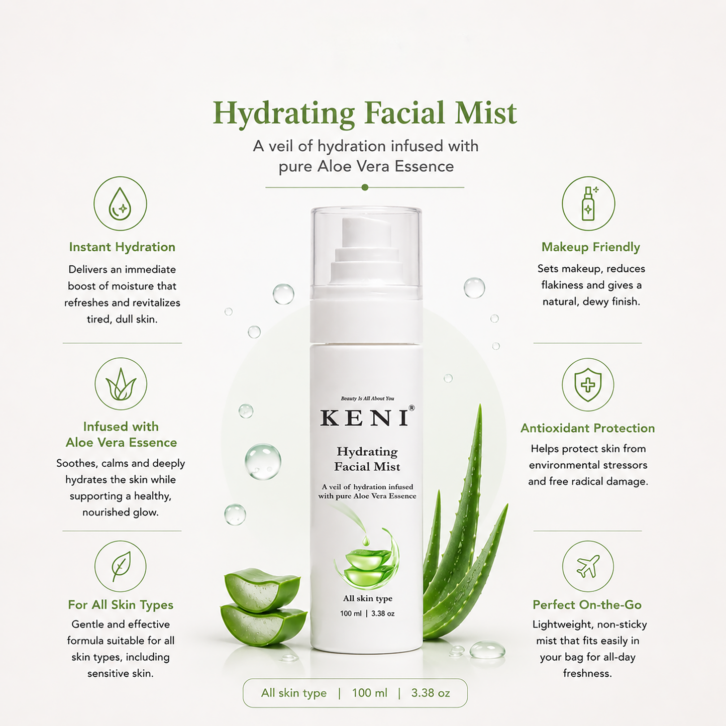 Hydrating Facial Mist Aloe Vera