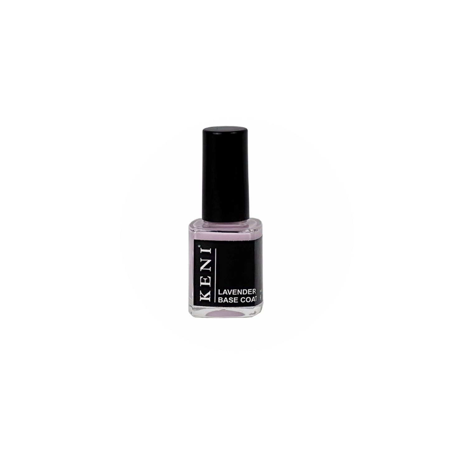 Keni Cosmetics Lavender Base Coat – soothing base coat infused with lavender essence to protect and prepare nails for polish in Lebanon