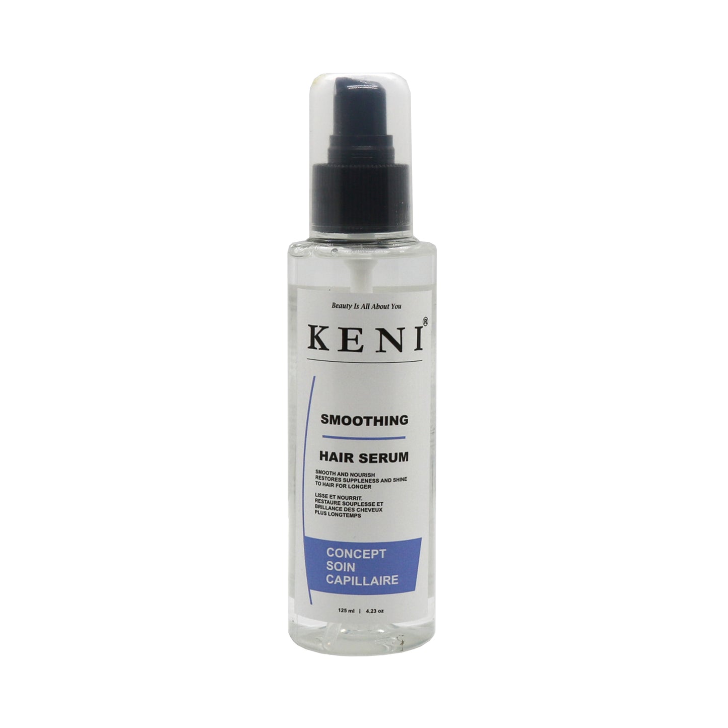 Keni Cosmetics Smoothing Hair Serum – anti-frizz serum that smooths, softens, and adds shine to all hair types in Lebanon