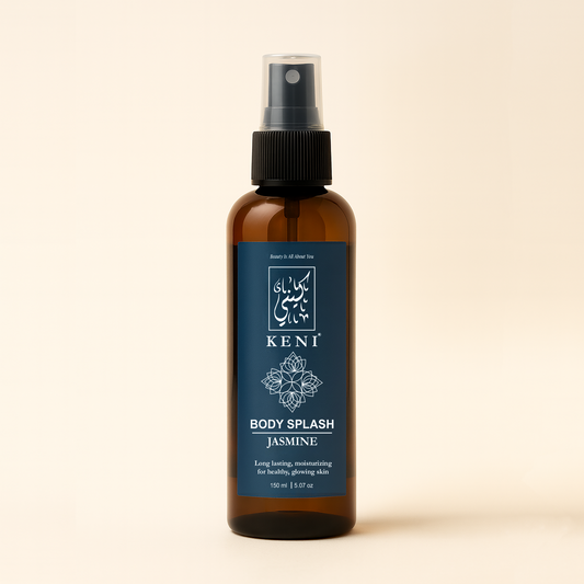 Keni Cosmetics Jasmine Body Splash – floral jasmine body mist providing a light, romantic scent ideal for everyday freshness in Lebanon
