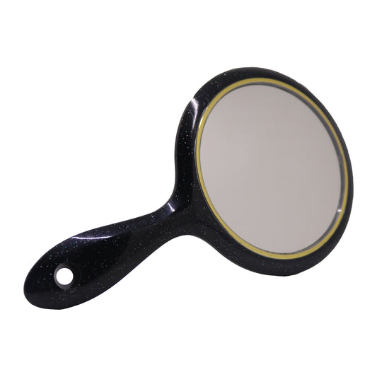 Keni Cosmetics Black Mirror with 1X/2X Magnification – compact dual-sided mirror for precise makeup and skincare in Lebanon