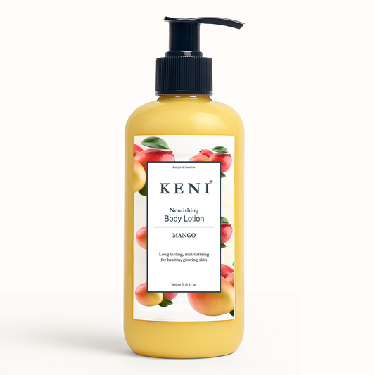 Mango Body Lotion by KENI Cosmetics – hydrating lotion with sweet tropical mango scent