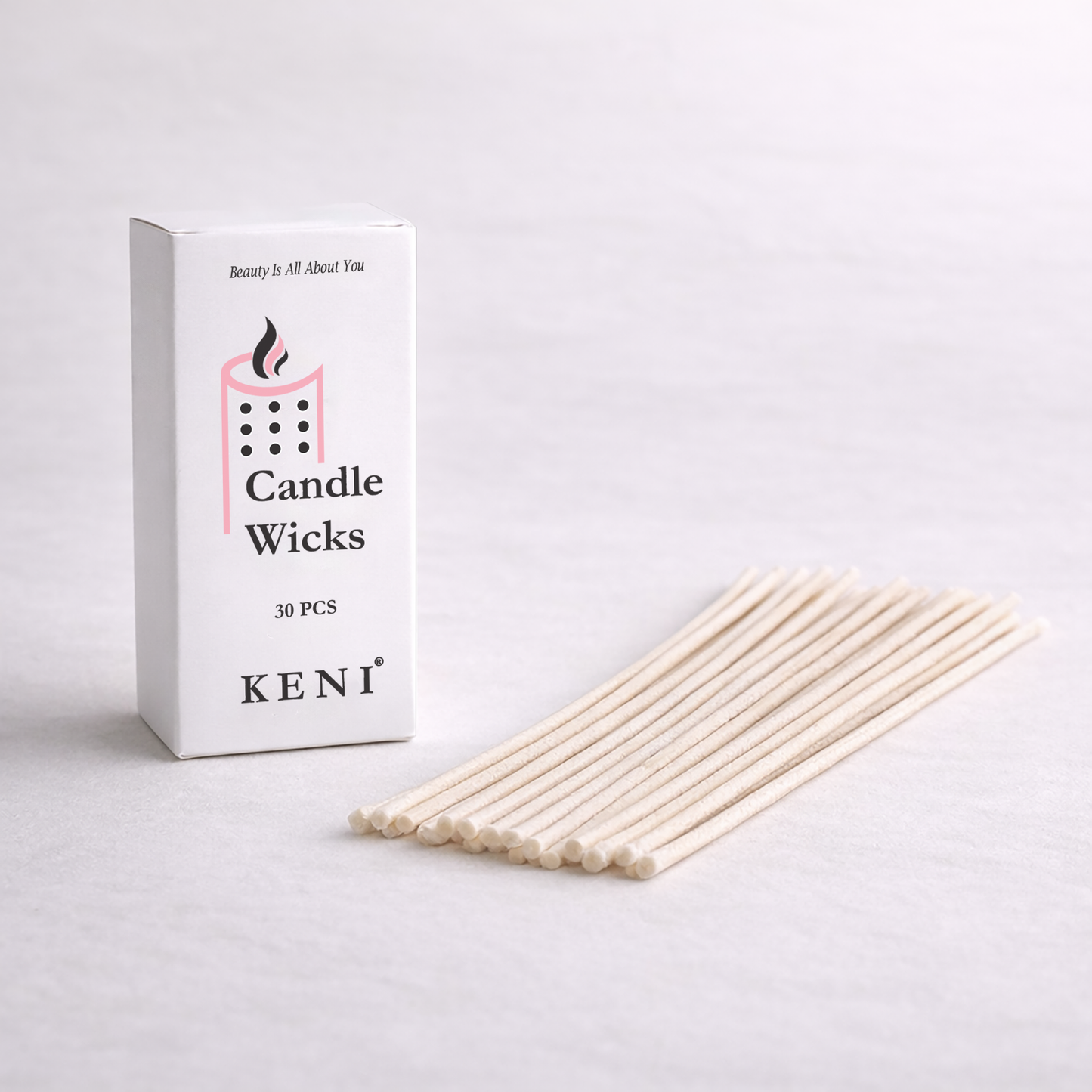 Candle Wicks for candle making - 30 pcs 