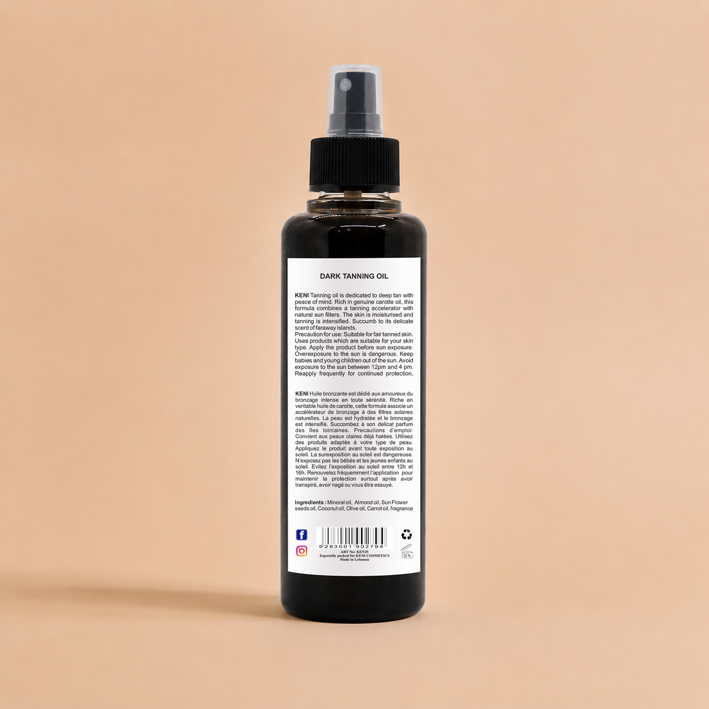 Dark Tanning Oil