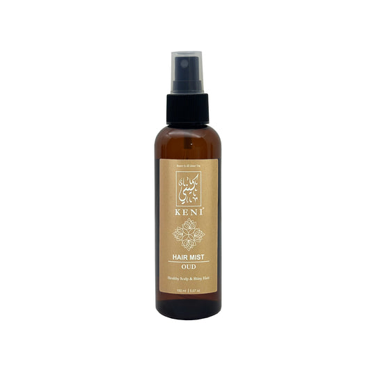 Keni Cosmetics Oud Hair Mist – long-lasting oriental oud hair fragrance for soft, beautifully scented hair in Lebanon