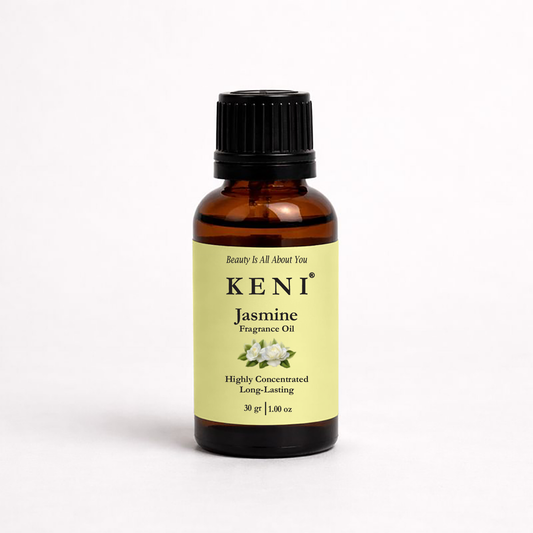 Jasmine Fragrance oil in a elegant amber bottle