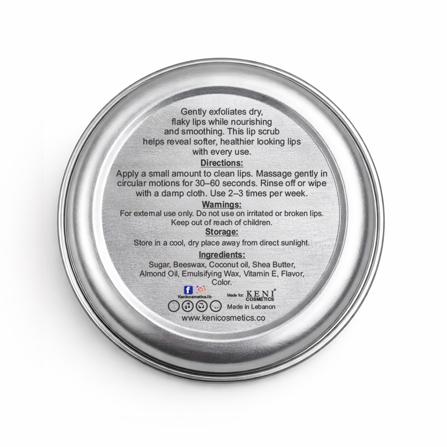 Honey Sugar Lip Scrub
