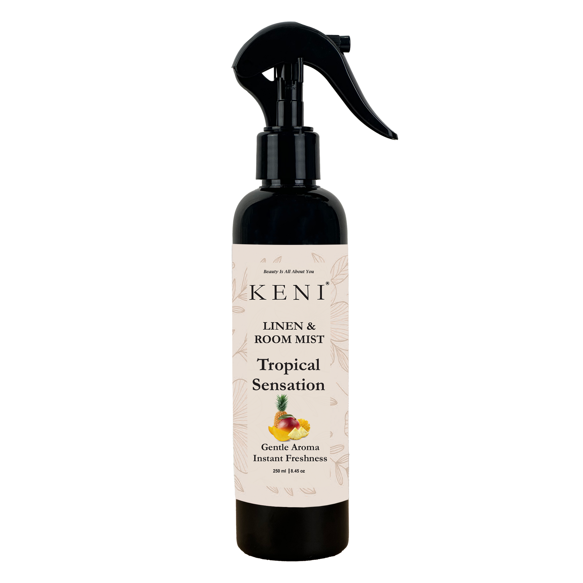Keni Cosmetics Tropical Sensation Linen & Room Mist – exotic mist with tropical fragrances, bringing a vacation vibe to homes in Lebanon.