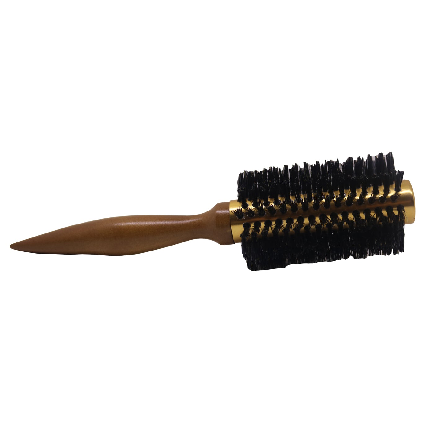 Keni Cosmetics Medium Wooden Round Hairbrush – natural bristle hairbrush designed for easy styling, volume, and smooth hair in Lebanon