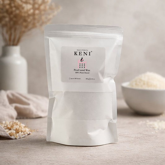 Pearl Sand Wax 100% plant based. DIY candle at home 
