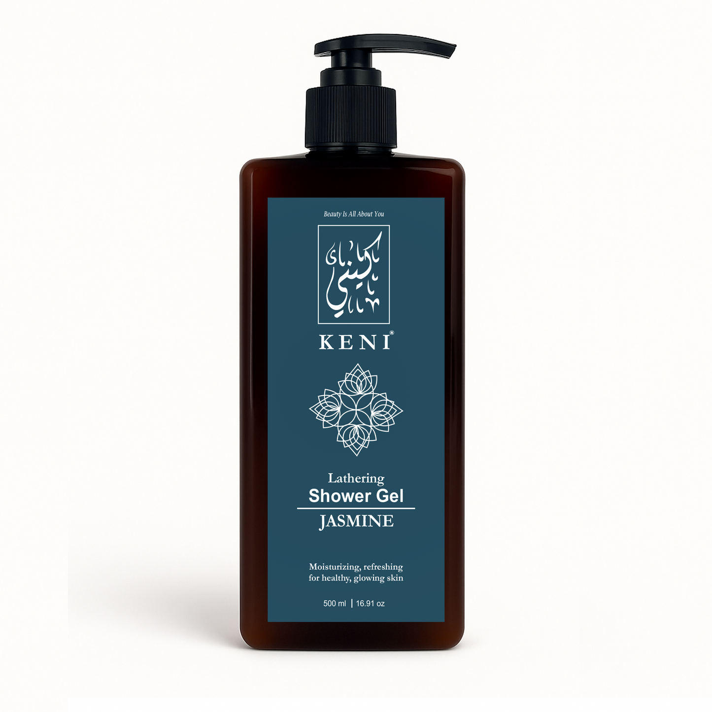 Jasmine Shower Gel by KENI Cosmetics – refreshing body wash with floral jasmine scent