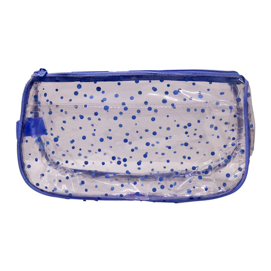 Keni Cosmetics Transparent Toiletry Bag – clear, lightweight travel pouch for organizing skincare and makeup essentials in Lebanon