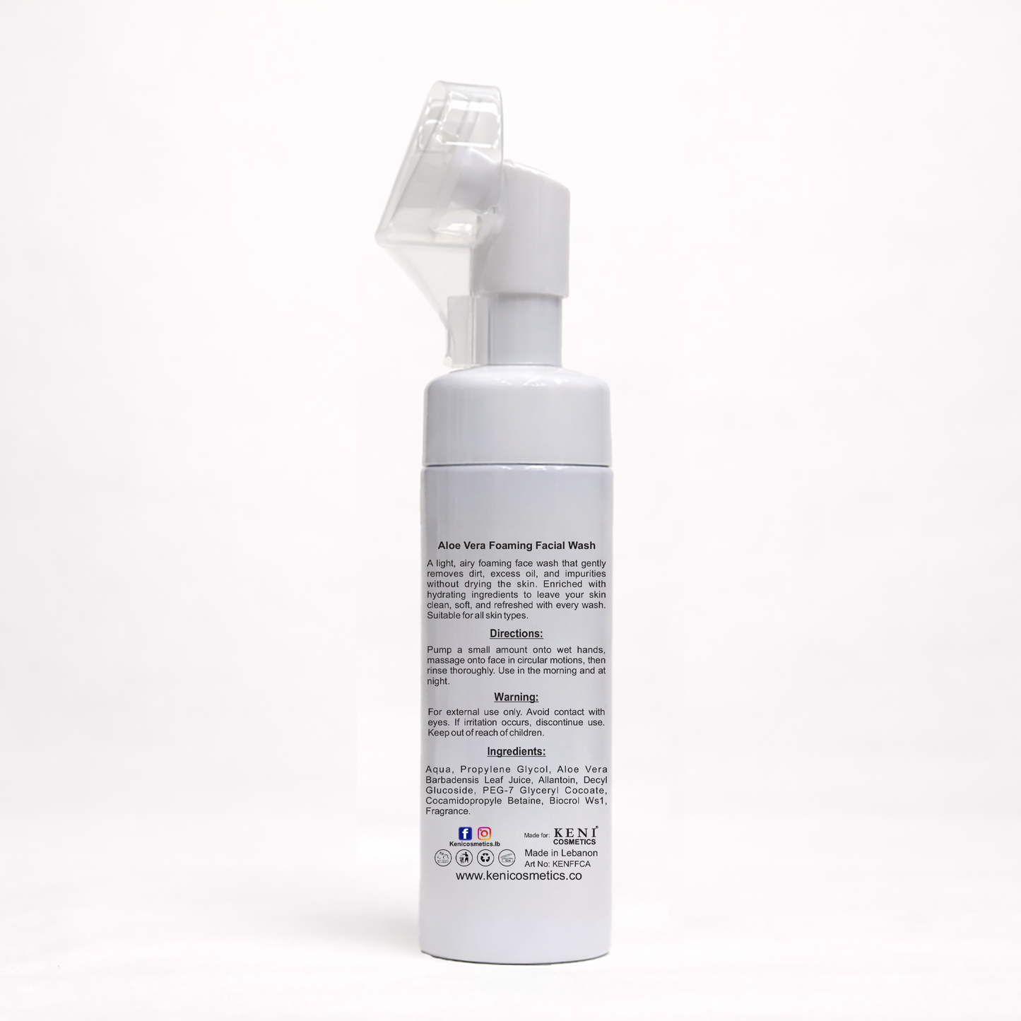 Foaming Facial Cleanser Aloe Vera