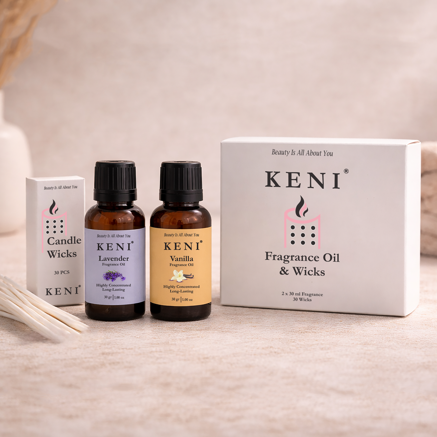 Pearl Sand Wax Complete Kit – 2 Fragrances