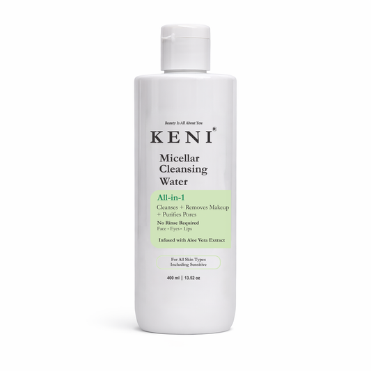 Keni Micellar Cleansing Water bottle on a white background