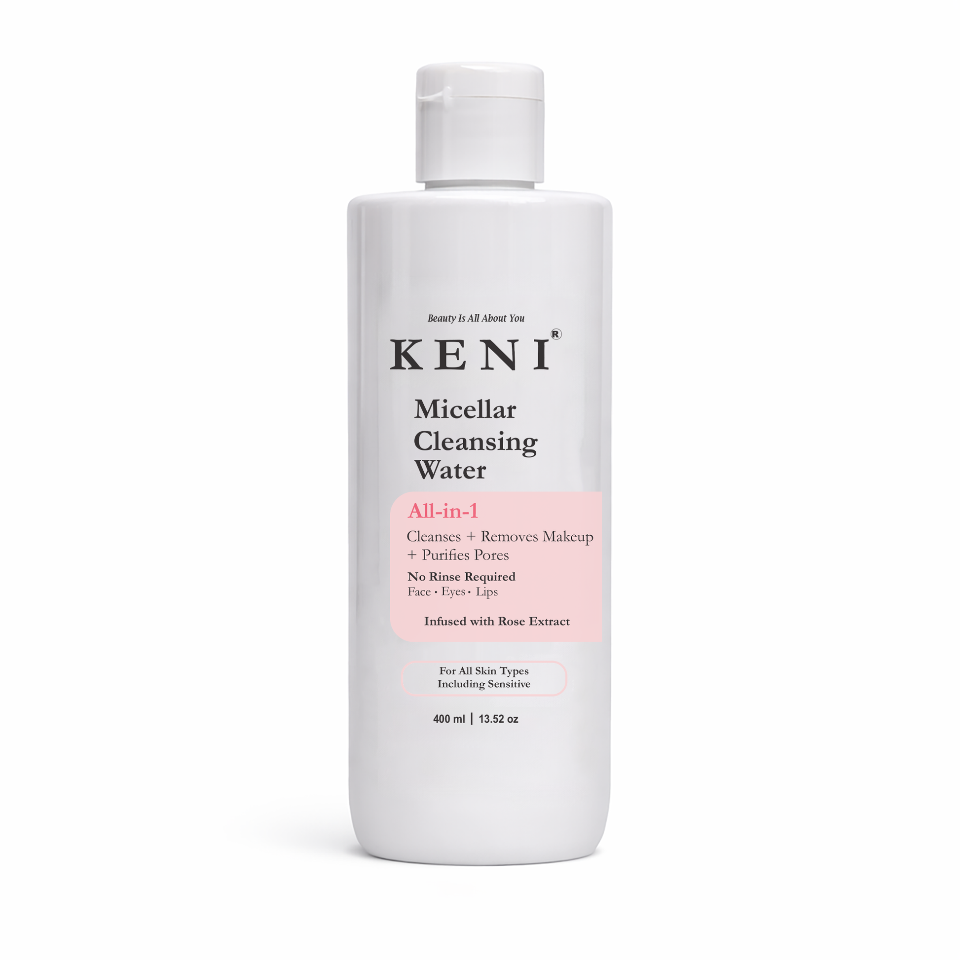 Keni Micellar Cleansing Water bottle on a white background