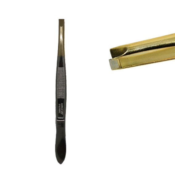 Keni Cosmetics Curved Tweezer – ergonomic curved-tip tweezers for precise hair removal and grooming in Lebanon
